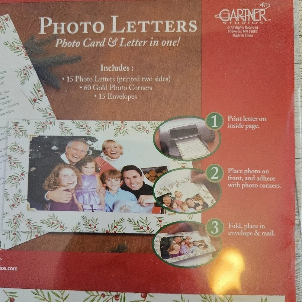 Christmas Stationery Photo Letter Printer Paper 8.5